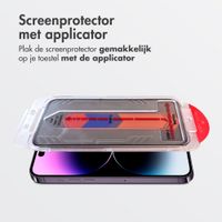Accezz Gehard Glas Privacy Screenprotector + Applicator Apple iPhone 13 / 13 Pro / 14 / 16e