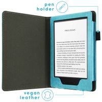 imoshion Vegan Leather Bookcase Amazon Kindle 10 - Lichtblauw