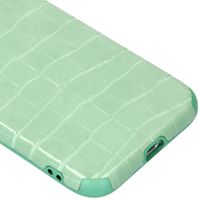 My Jewellery Croco Softcase Backcover iPhone Xr - Groen