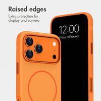 imoshion Colour Back Cover with Thin MagSafe Ring Apple iPhone 17 Pro Max - Orange