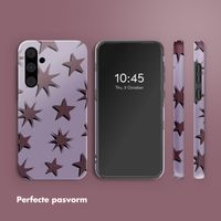 Selencia Vivid Tough Backcover Samsung Galaxy A55 - Stars Plum Lilac