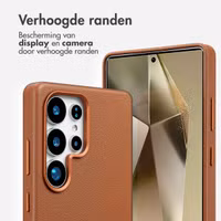 Accezz MagSafe Leather Backcover Samsung Galaxy S25 Ultra - Sienna Brown