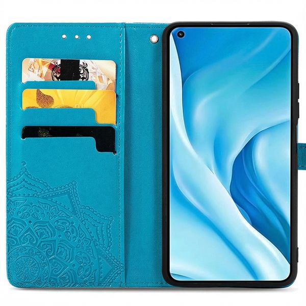 imoshion Mandala Bookcase Xiaomi Mi 11 Lite (5G/4G) / 11 Lite 5G NE - Turquoise