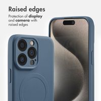 imoshion Colour Back Cover with MagSafe Apple iPhone 15 Pro Max - Dark Blue
