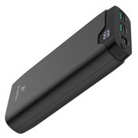 imoshion Powerbank 20.000 mAh + Accezz Ultra Slim GaN Oplader + Accezz USB-C naar USB-C kabel - 1 meter - Zwart