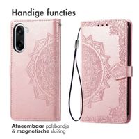 imoshion Mandala Bookcase OnePlus Nord CE5 - Rosé Goud