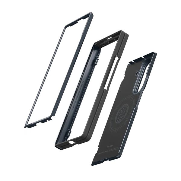 Spigen Slim Armor Backcover MagSafe Samsung Galaxy Z Fold 8 Ultra - Metal Slate