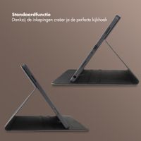 Selencia Riva Bookcase Samsung Galaxy Tab A11 Plus - Zwart