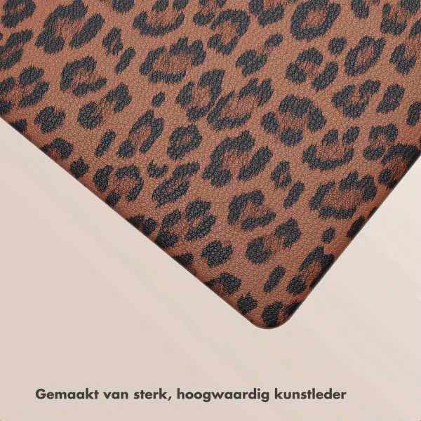 Selencia Sabi Laptop Cover Panterprint Apple MacBook Pro 14 inch (2021 / 2023 M3 chip / 2024 M4 chip / 2025 M5 chip) - Mocha Brown