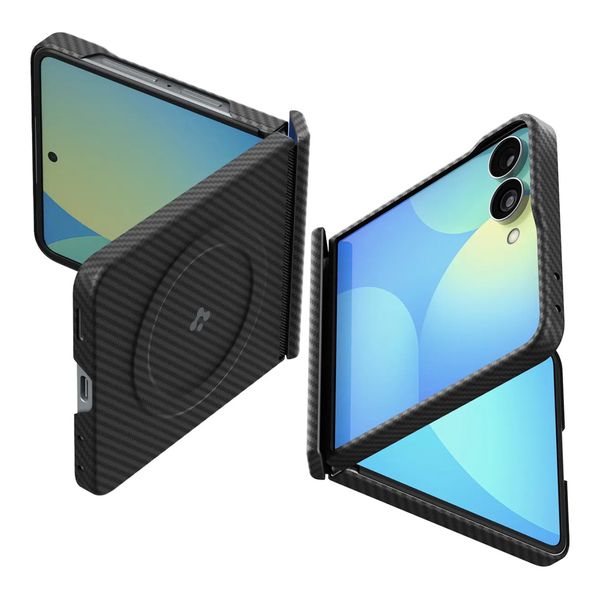 Spigen AirSkin Backcover MagSafe Samsung Galaxy Z Flip 8 - Black