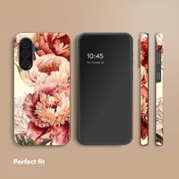 Selencia Vivid Back Cover Samsung Galaxy A37 (5G) - Vintage Peony