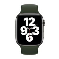 Apple Siliconen solobandje Apple Watch | 44/45/46/49 mm - Maat 8 - Cyprus Green