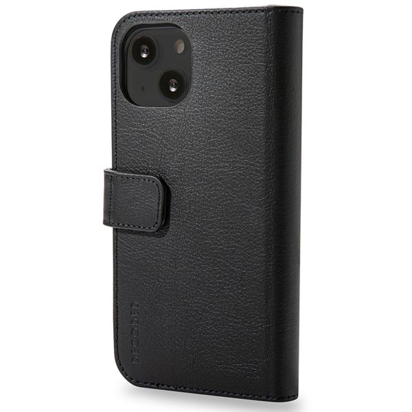 Decoded 2 in 1 Leather Detachable Wallet iPhone 13 - Zwart