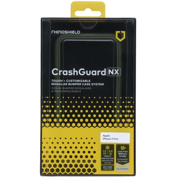 RhinoShield CrashGuard NX Bumper iPhone 11 Pro - Groen