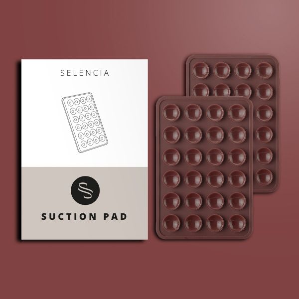 Selencia 2-Pack Telefoonhouder Zuignap - Terracotta