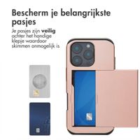 imoshion Backcover met pasjeshouder Apple iPhone 16 Pro - Rosé Goud