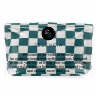 Selencia Zaya Tote Bag - Teddy Laptoptas 16 inch - Checkered Green