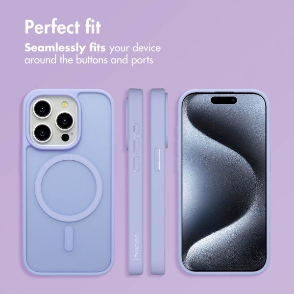 imoshion Colour Guard Back Cover with MagSafe Apple iPhone 15 Pro - Lilac