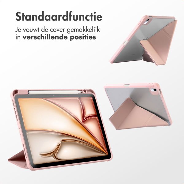 imoshion Origami Bookcase iPad Air 11 inch (2024) M2 - Roze