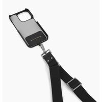 iDeal of Sweden Webbing Phone Strap - Noir Dark Silver