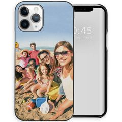 Ontwerp je eigen iPhone 12 (Pro) hardcase hoesje - Zwart