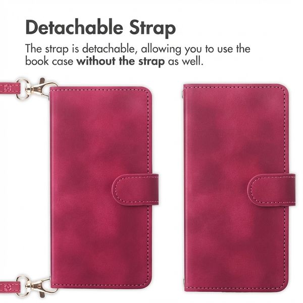 imoshion Bookcase with Strap Apple iPhone 17e / 16e - Red