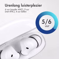 imoshion Aura Pro Draadloze In-ear Oordopjes - Active Noise Cancelling (ANC) - Wit