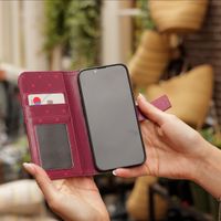 imoshion Design Bookcase Apple iPhone 11 - Crush Check Coral Dust