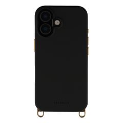 Selencia Rivièra MagSafe Backcover met afneembare haakjes Apple iPhone 17 - Velvet Black