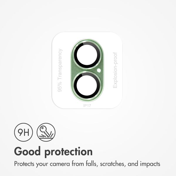 imoshion Camera Protector Glass 2-pack Apple iPhone 17 - Sage Green