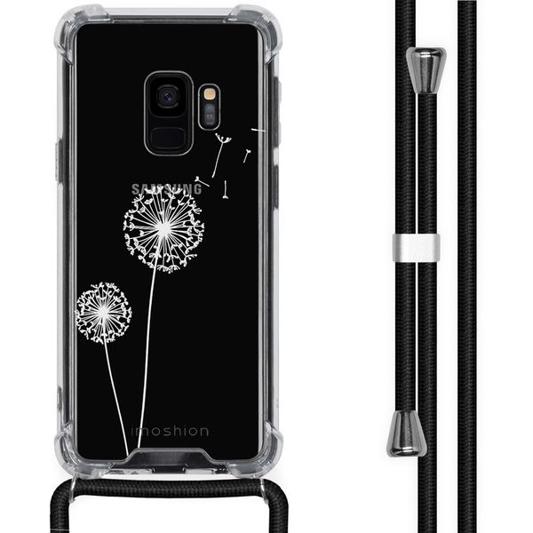 imoshion Design hoesje met koord Samsung Galaxy S9 - Paardenbloem - Wit