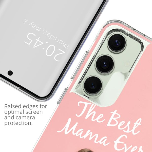 Ontwerp je eigen Samsung Galaxy S24 FE gel hoesje - Transparant