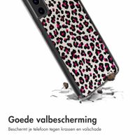 imoshion Design hoesje Samsung Galaxy S22 - Leopard Pink