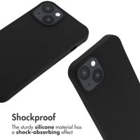 imoshion Silicone Case with Strap Apple iPhone 14 - Black