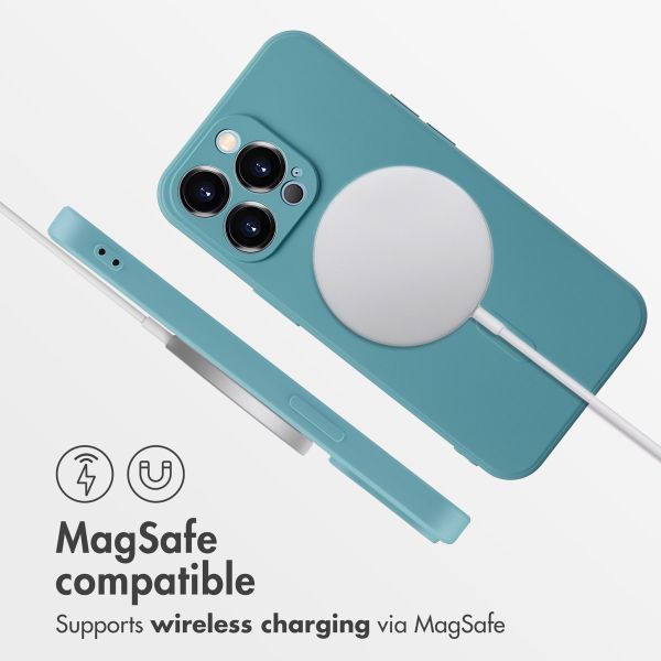 imoshion Colour Back Cover with MagSafe Apple iPhone 14 Pro Max - Smoke Green
