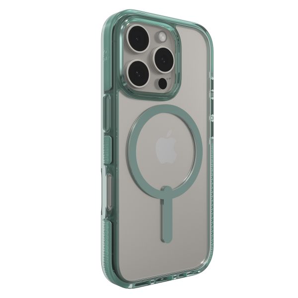 ZAGG Santa Cruz Snap Case met MagSafe Apple iPhone 16 Pro - Clear / Green