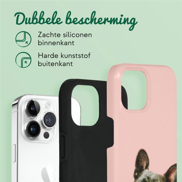 Ontwerp je eigen tough case Apple iPhone 14 Pro Max - Wit