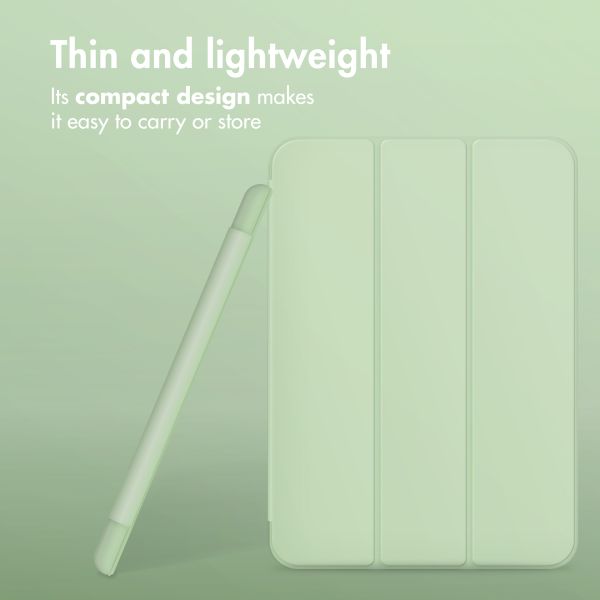 Accezz Smart Silicone Bookcase Apple iPad 6 (2018) 9.7 inch / iPad 5 (2017) 9.7 inch - Lichtgroen