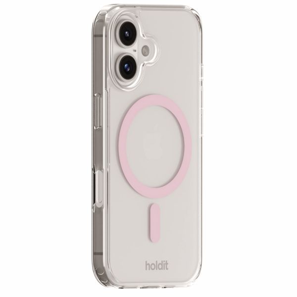 Holdit MagSafe Case iPhone 16 Plus - Roze / Transparant