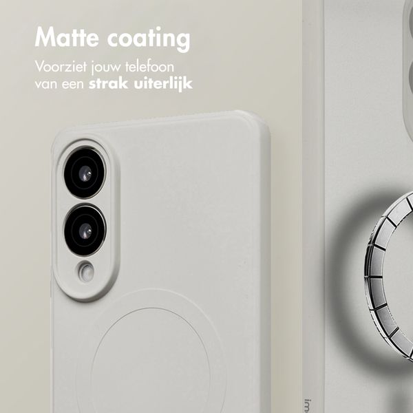 imoshion Color Backcover met MagSafe Samsung Galaxy S25 Edge - Beige