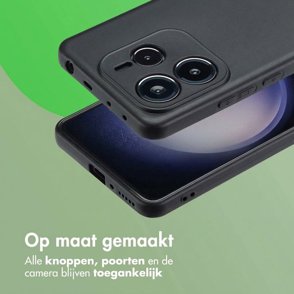 imoshion Color Backcover Xiaomi Redmi Note 14 (5G) - Zwart