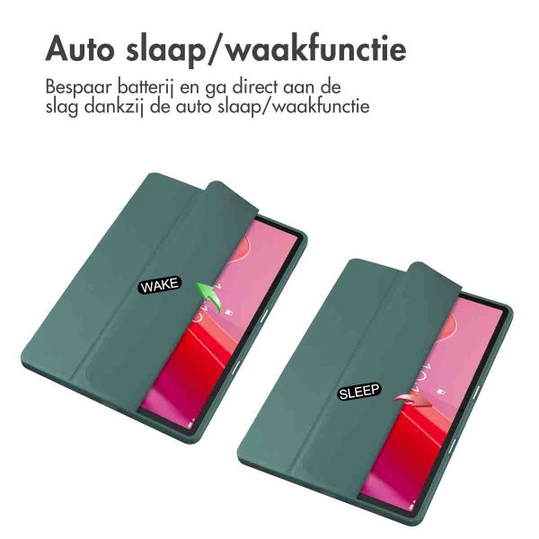 imoshion Trifold Hardcase Bookcase Lenovo Tab M11 - Groen