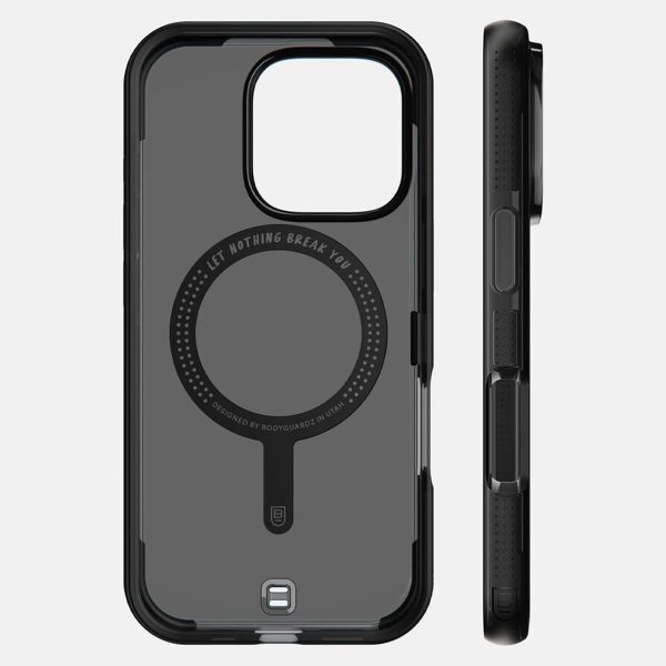 BodyGuardz Ace Pro MagSafe Backcover iPhone 16 Pro - Smoke Black