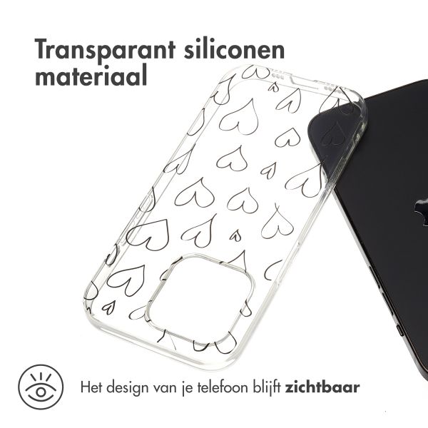 imoshion Design hoesje Apple iPhone 15 Pro - Hearts