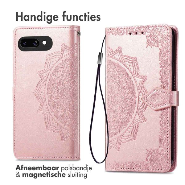 imoshion Mandala Bookcase Google Pixel 9A - Rosé Goud