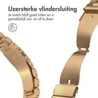 imoshion Stalen bandje Apple Watch Series 1 t/m 9 / SE (38/40/41 mm) | Series 10 / 11 (42 mm) - Goud