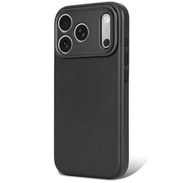 Decoded Leather Backcover MagSafe Apple iPhone 18 Pro / 17 Pro - Black