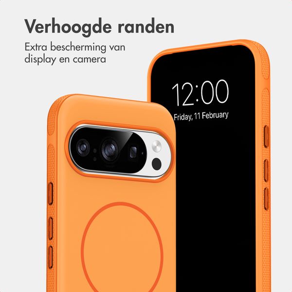 imoshion Color Backcover met Thin MagSafe Ring Google Pixel 11 / 11 Pro / 10 / 10 Pro - Oranje