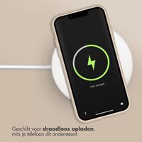 Accezz Liquid Silicone Backcover Apple iPhone 11 - Stone