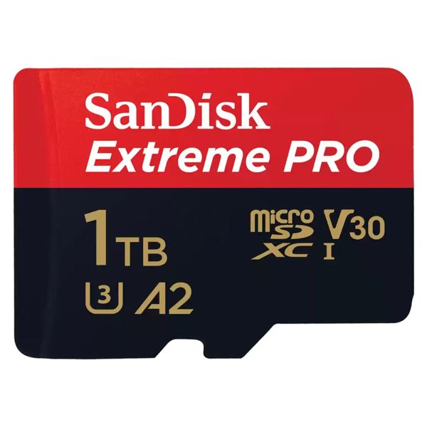 SanDisk microSD Extreme PRO - 1TB - Inclusief SD adapter en RescuePro Deluxe - UHS-I/U3/Full HD/4K UHD